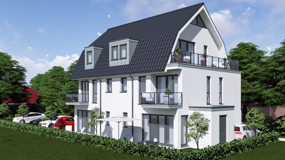 Barrierefreie 2 ZKB oder 4 ZKB Erdgeschosswohnung mit Terrasse. Neubau !