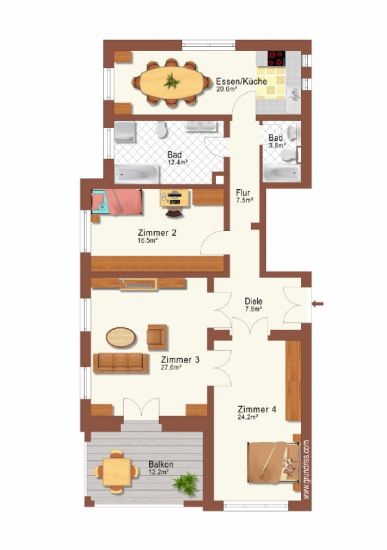 ALTBAU! SCHÖNE 3-RAUM WOHNUNG ZUM SOFORTIGEN BEZUG